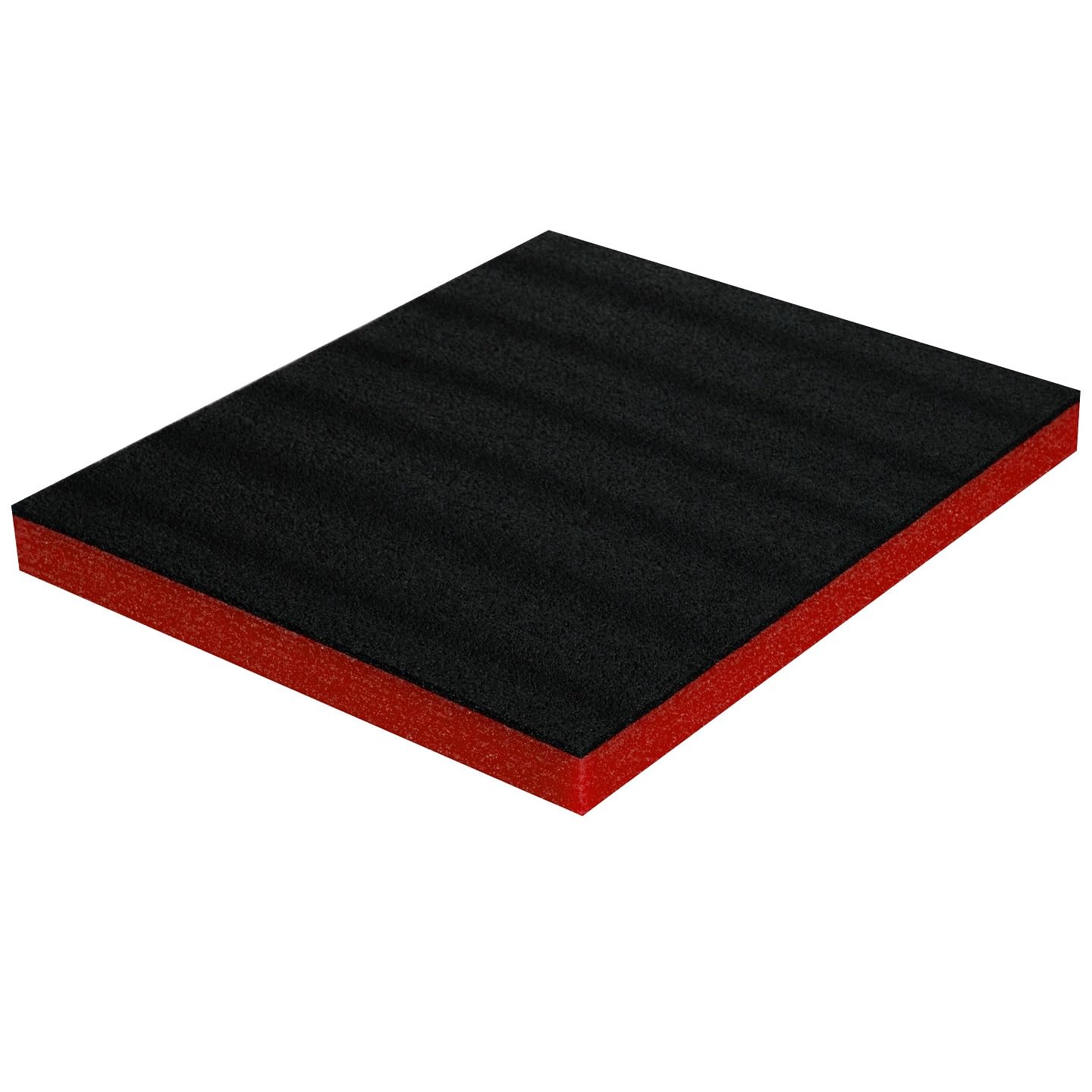 Werkzeugeinlage Multilayerschaumstoff Shadow Board 500 x 1000 x 57 mm schwarz/blau für Werkzeugwagen