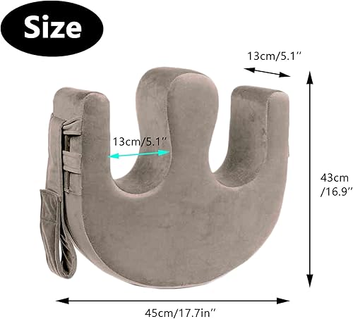 Miniatura 2 de ERRULAN Almohada giratoria para ancianos, dispositivo de giro desmontable para cuidadores, asistencia de enrollamiento, productos de enfermería