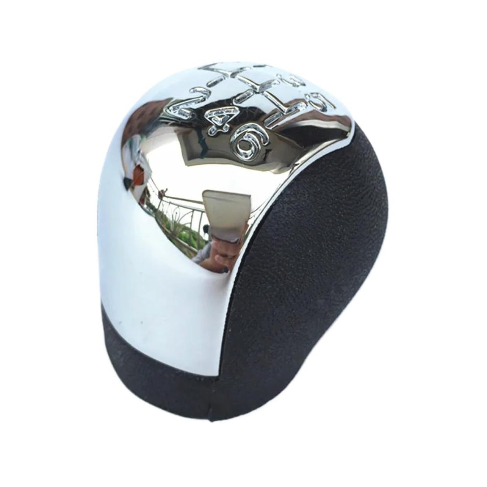 Glblpexelr 6-Speed Shift Knob For Opel Vectra C 2002 2003 2004 2005 Chrome Upgrade