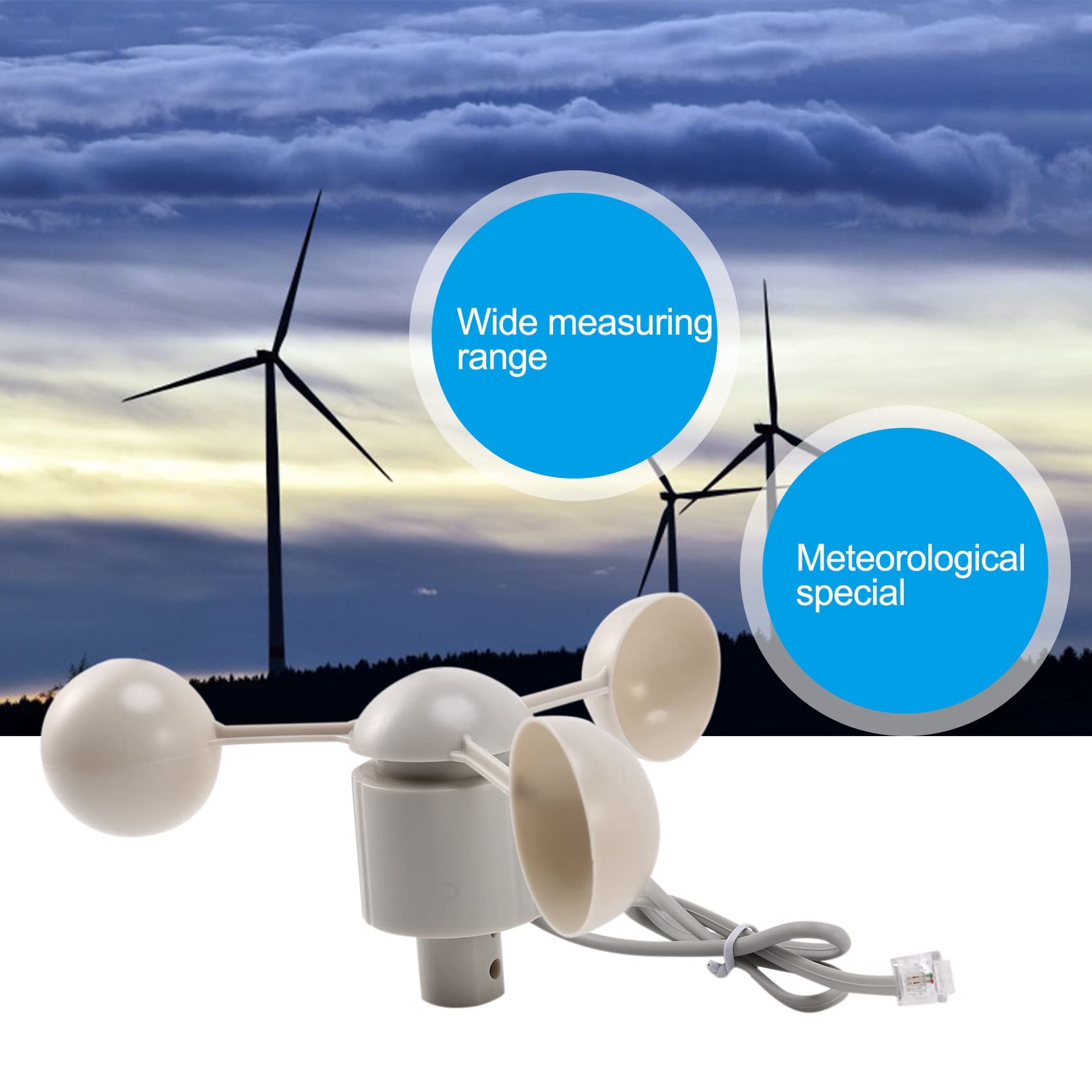 Anemometro Strumento per La Misurazione Della Velocità Sensore Meteorologico Accessori