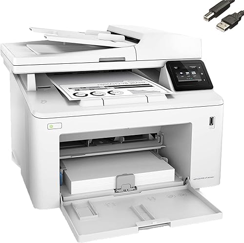HP Laserjet Pro MFP M227fdw Impresora láser inalámbrica todo en uno fax de copia de escaneo de impresión impresión automática de 2 lados 1200 x 1200