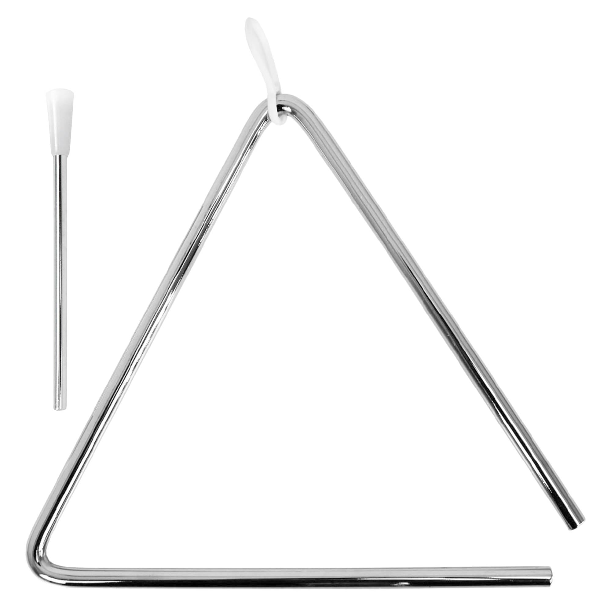 Bacchetta Per Triangolo (Striker) In Acciaio INOX Con Impugnatura Gomma, 1/20,3 Cm - Accessorio Per Strumenti Musicali