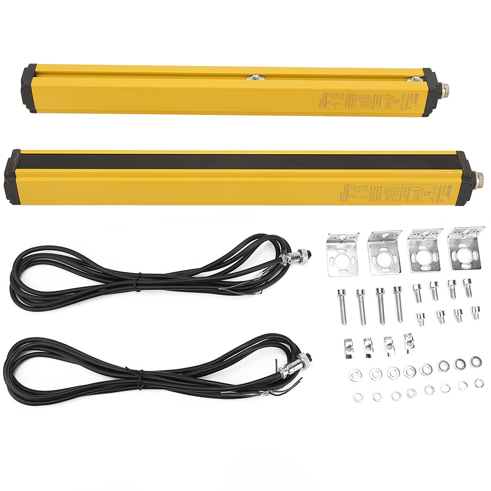 Sensore fotoelettrico a barriera di sicurezza, 12 fasci, NPN/NC, 10-30 VDC, grado di protezione IP65, modello BEM1240-A-440NB