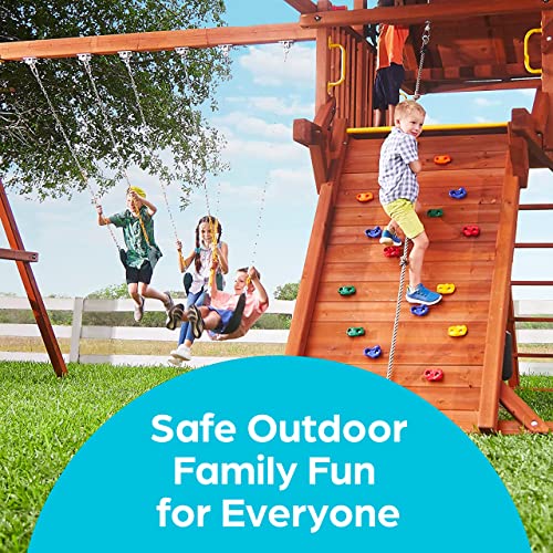 Jungle Gym Kingdom SWINGHANGERS Swing Set Hangers - 2 Heavy Duty Brackets With Locking Snap Hooks For Porch, Patio, Playground - Indoor/Outdoor Hardware & Accessories thumb #8