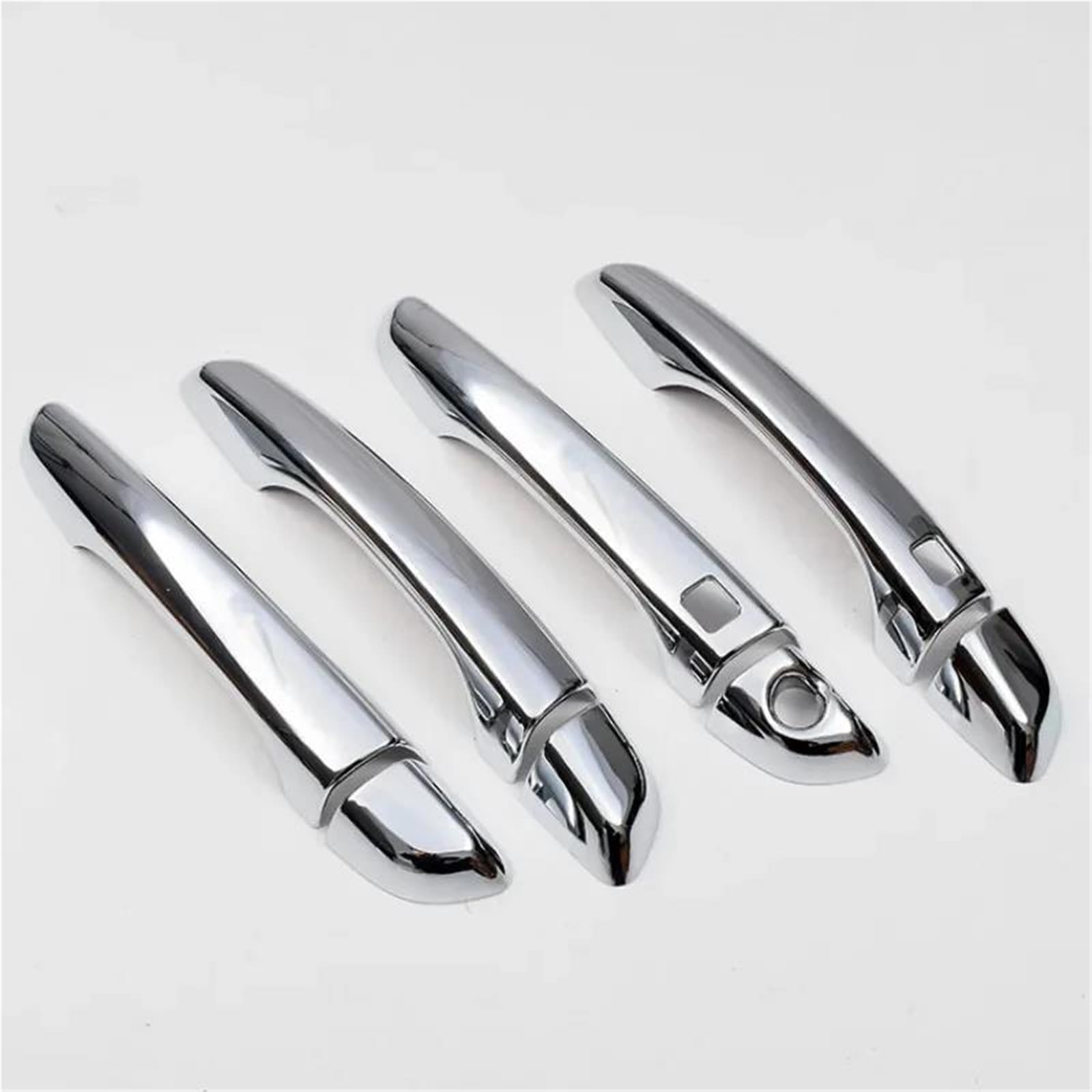 YOUZKA Handle Protective Car Door Handle Cover Trim Sticker for Peugeot 408 for Peugeot 308 308sw T9 2016-2022 Styling Accessories(Silver 2 sensors)