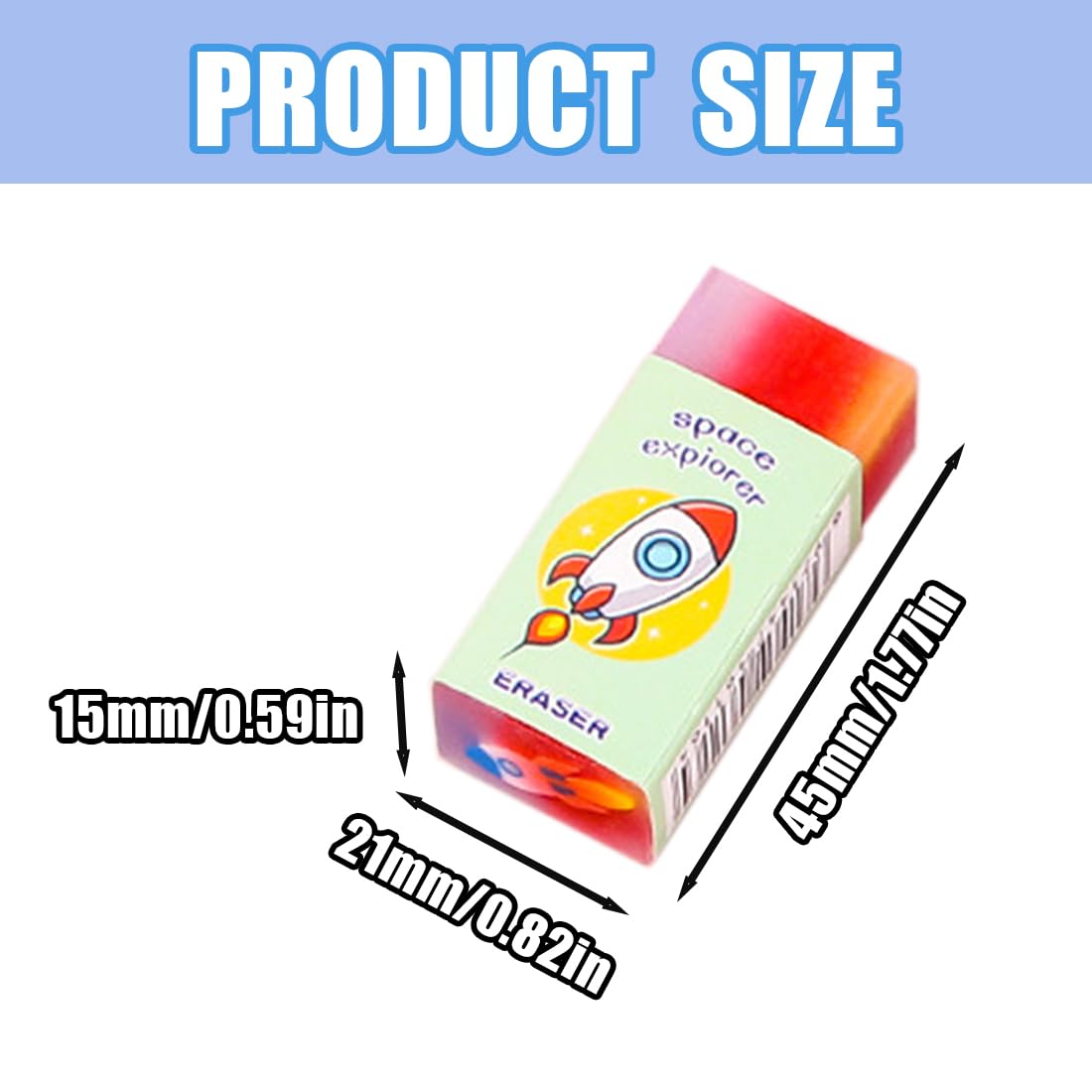 Gomme Profumate Per Bambini - 6 Pezzi Con Forma Di Frutta, Colorate E Divertenti - Foto 2