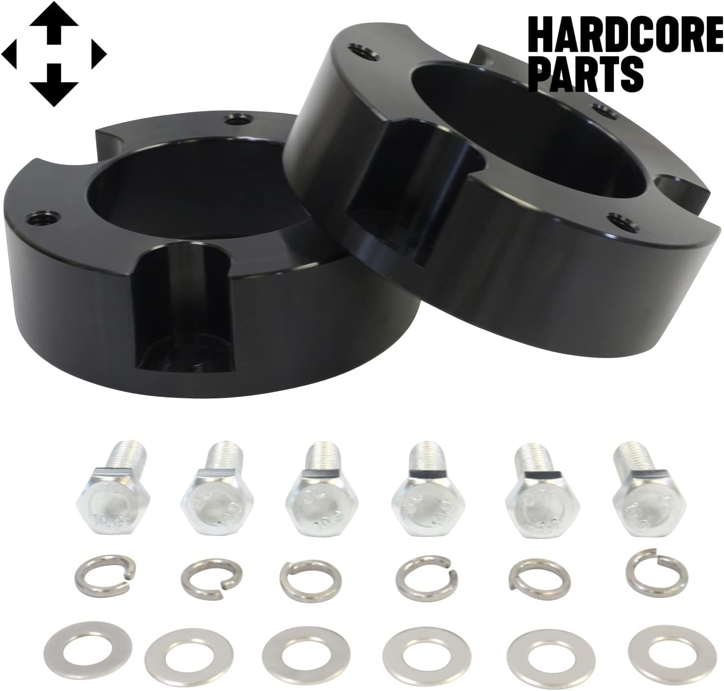 2" Front Lift Leveling Kit Compatible with 2005-2019 Toyota Tacoma 4Runner 4x4 4WD SR5 TRD