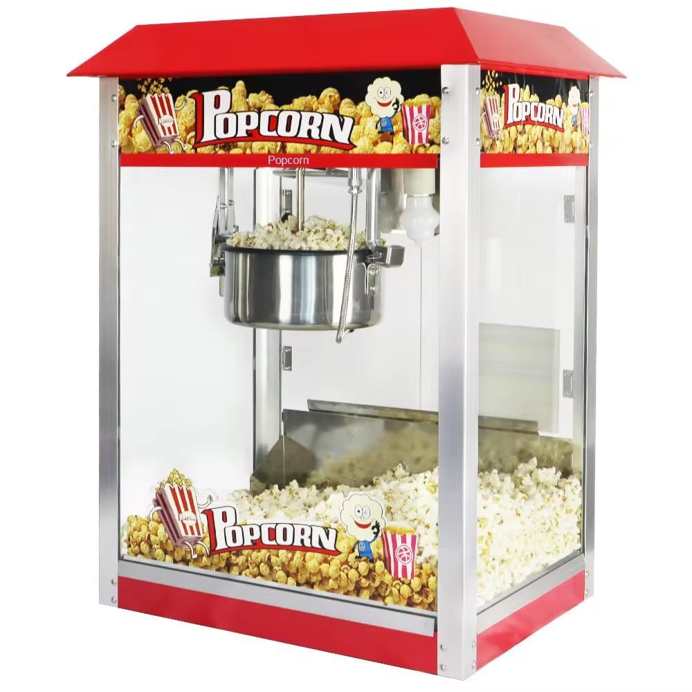 Commercial Popcorn Machine with Toughened Non-Breakable Glass | Heavy Duty Electric Popcorn Maker for Theatre, Cinema, Mall, Cafe, Events, Parties & Home Use-image-44