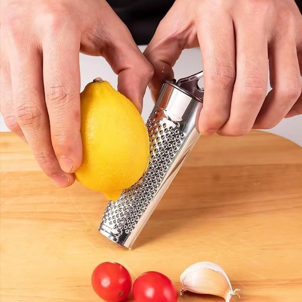 Multifunktionale Küchenreibe aus Edelstahl, Ingwer, Knoblauch, Muskatnuss, Nuss, Walnuss, Zitrone, Handhobel, Zitronenschaber, Küchenwerkzeug