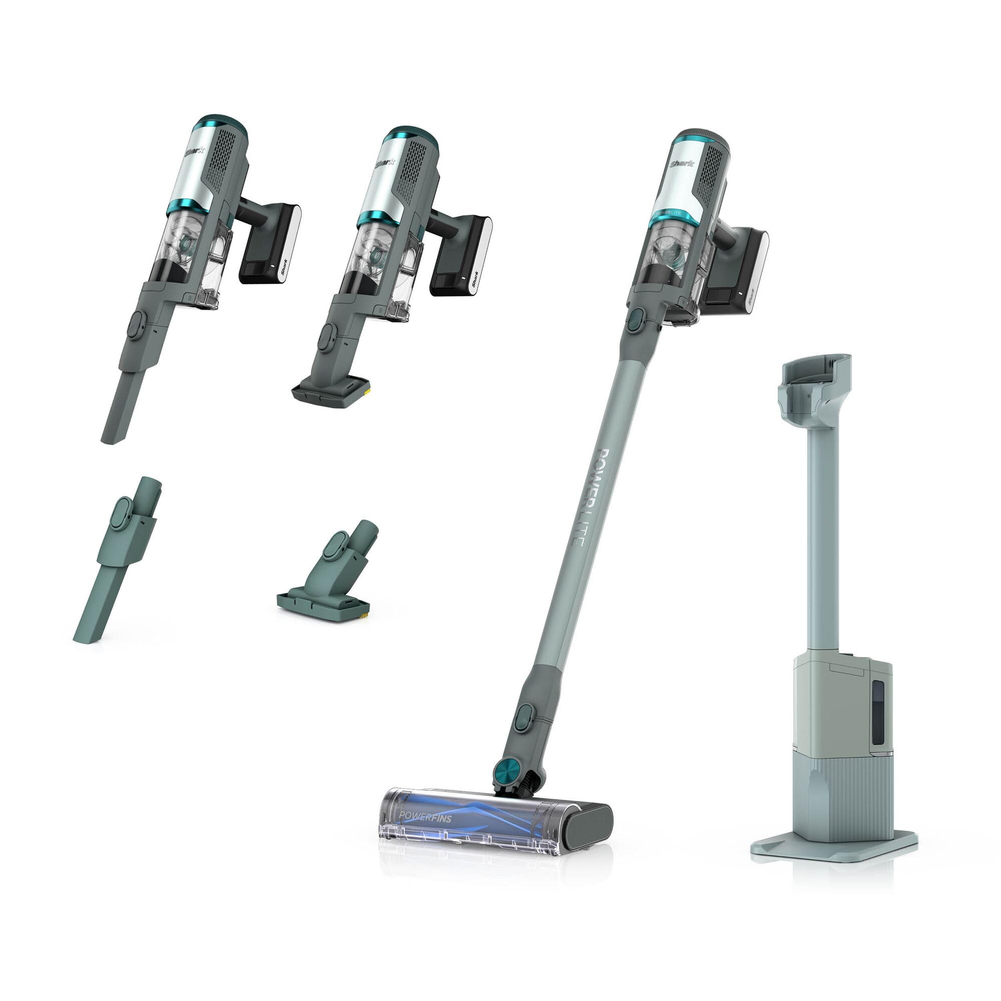 Shark PowerLite Clean & Empty Pet, Aspiradora sin Cable para Mascotas | con Base de Vaciado Automático, Limpieza Multisuperficie Ligera, Filtración HEPA, hasta 40 Minutos de Autonomía, BU3623EUT