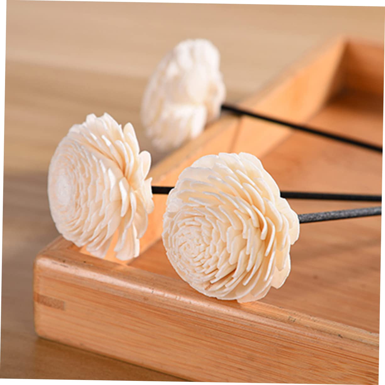 STOBAZA 25stücke Rattan Aroma Diffuser Sticks Duftstäbe Für Raumduft Elegante Pflanzenblüten-Dekoration Für Schlafzimmer Büro Yoga- Und Mehr Ohne Wasser Langlebig Und Stilvoll