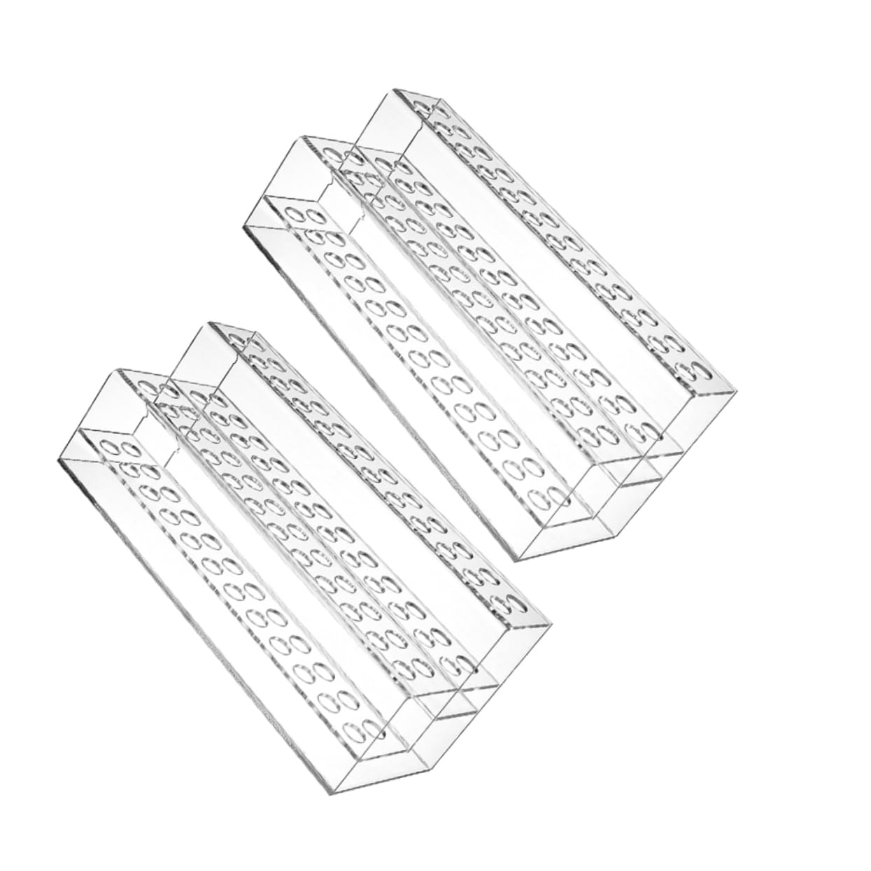 Angoily 2pezzi Portapenne in Plastica Da Scrivania Espositore Per Penne Scomparti Organizer Per Portapenne Supporto Per Matite e Adatto Per Ufficio e Casa