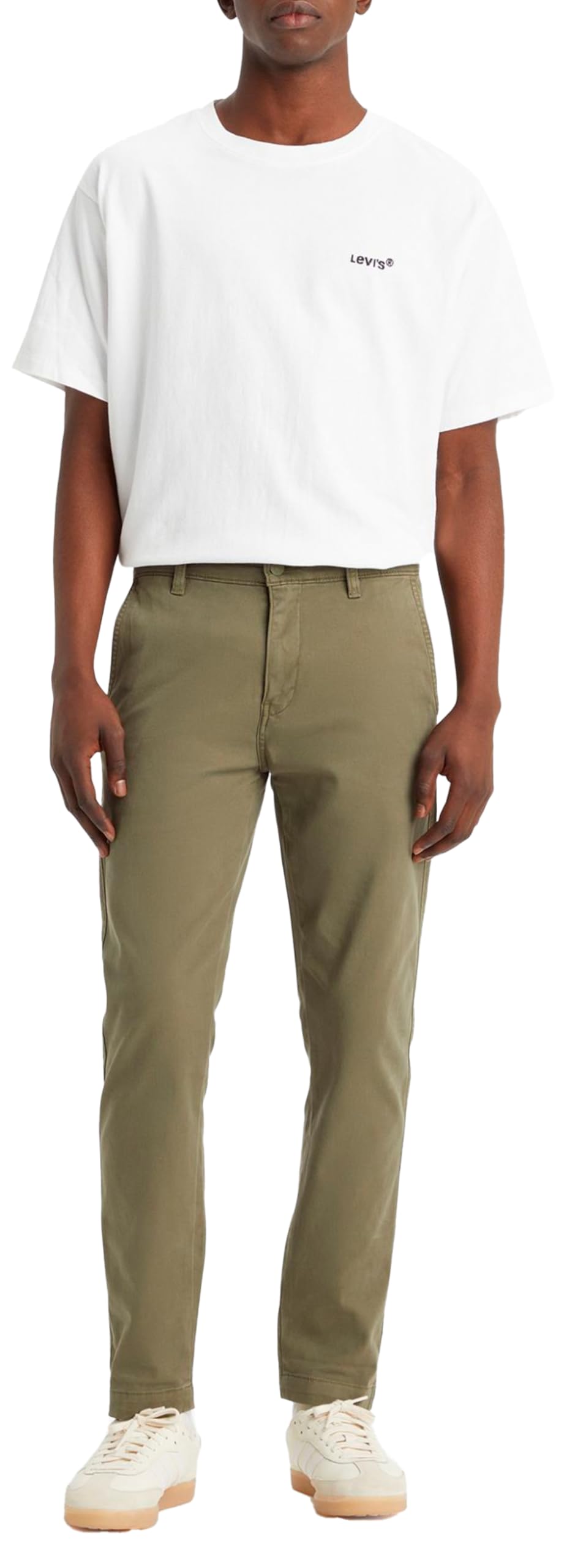 Men's Xx Chino Standard Ii Trousers, Bunker Olive Shady Gd B, 32W / 32L