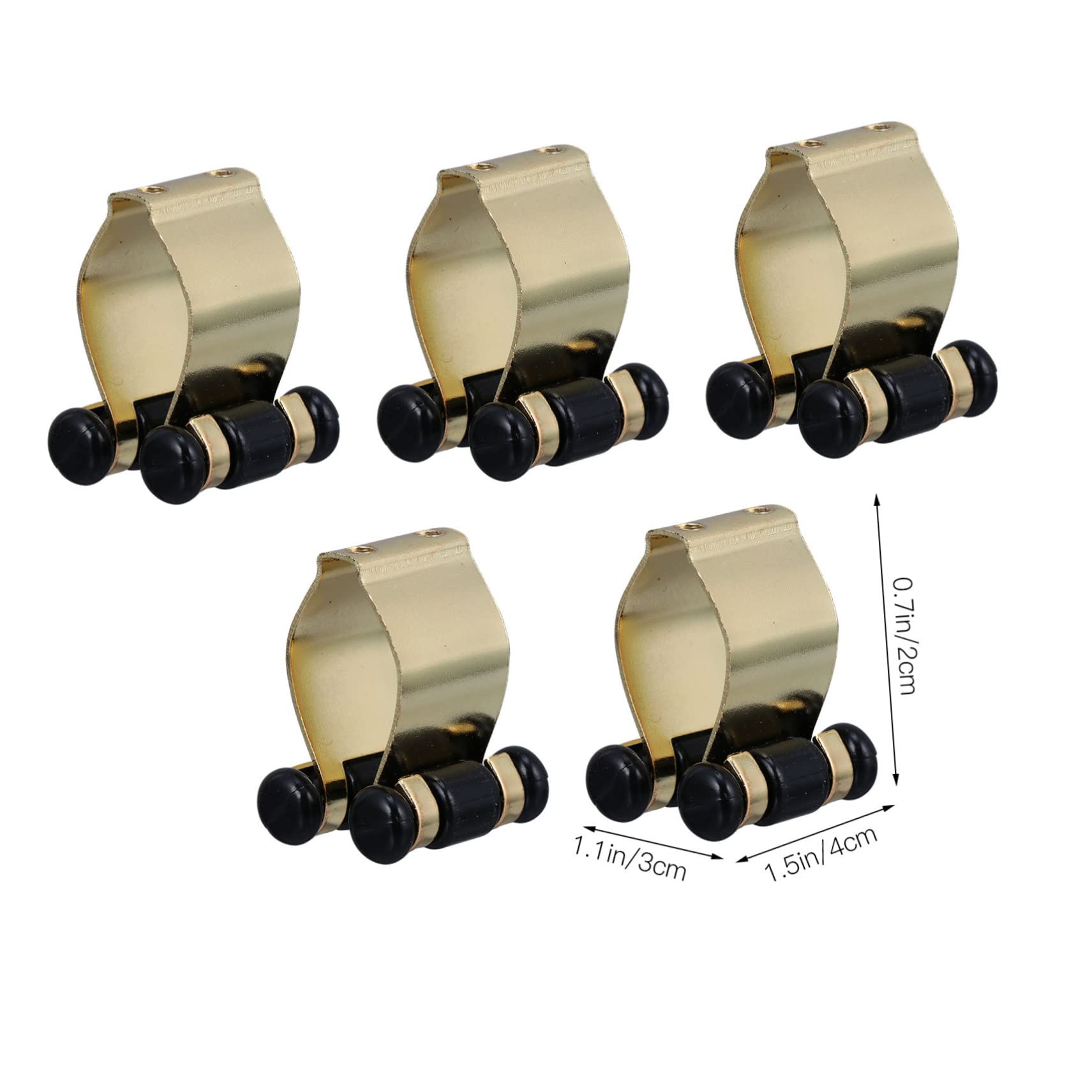 BESPORTBLE Metal Fishing Rod Clamp Holder Wall Mount 6 Pack Storage Rack for Home Bank and Boat 18-30mm