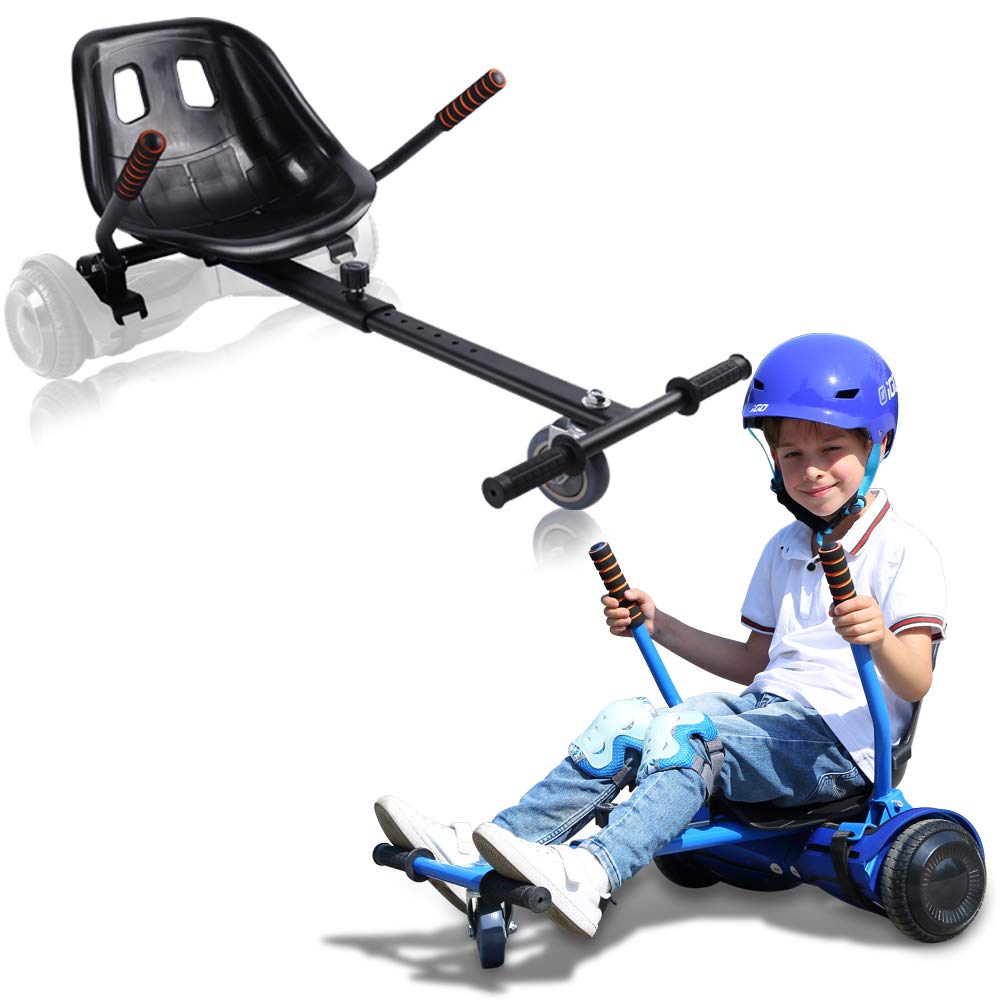 Hoverboard Seat Attachment, Go Kart, Hoverboard Go Cart Accessories, Heavy Duty Frame, Fun for Kids 