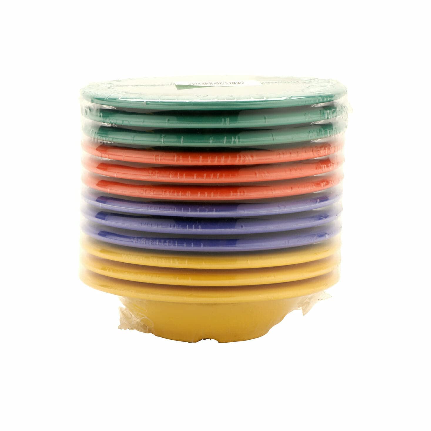 G.E.T. Enterprises - Cuenco, 8 ounce, colores variados, 12