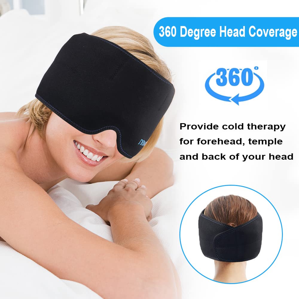 Buy NEWGO®Migraine Relief Head Ice Pack Hot Cold Compress Ice Pack for