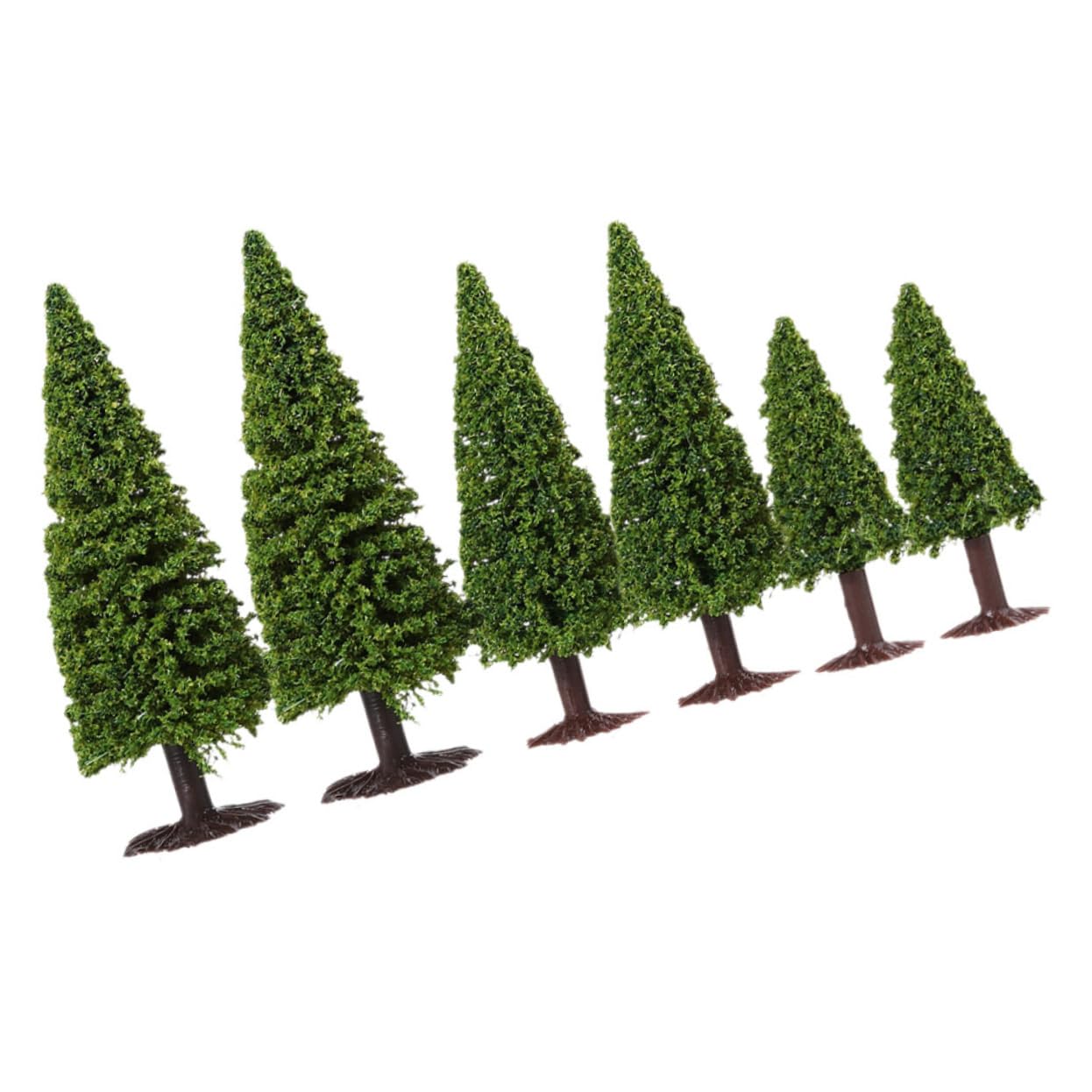 30 Piezas Modelo De Pino Árbol De Ferrocarril Árbol De Globo De Nieve De Bricolaje Figura De Pino Paisaje Arquitectura Árbol Árboles De Escala Árbol De Cedro Modelo Paisaje Modelo DIYEAH