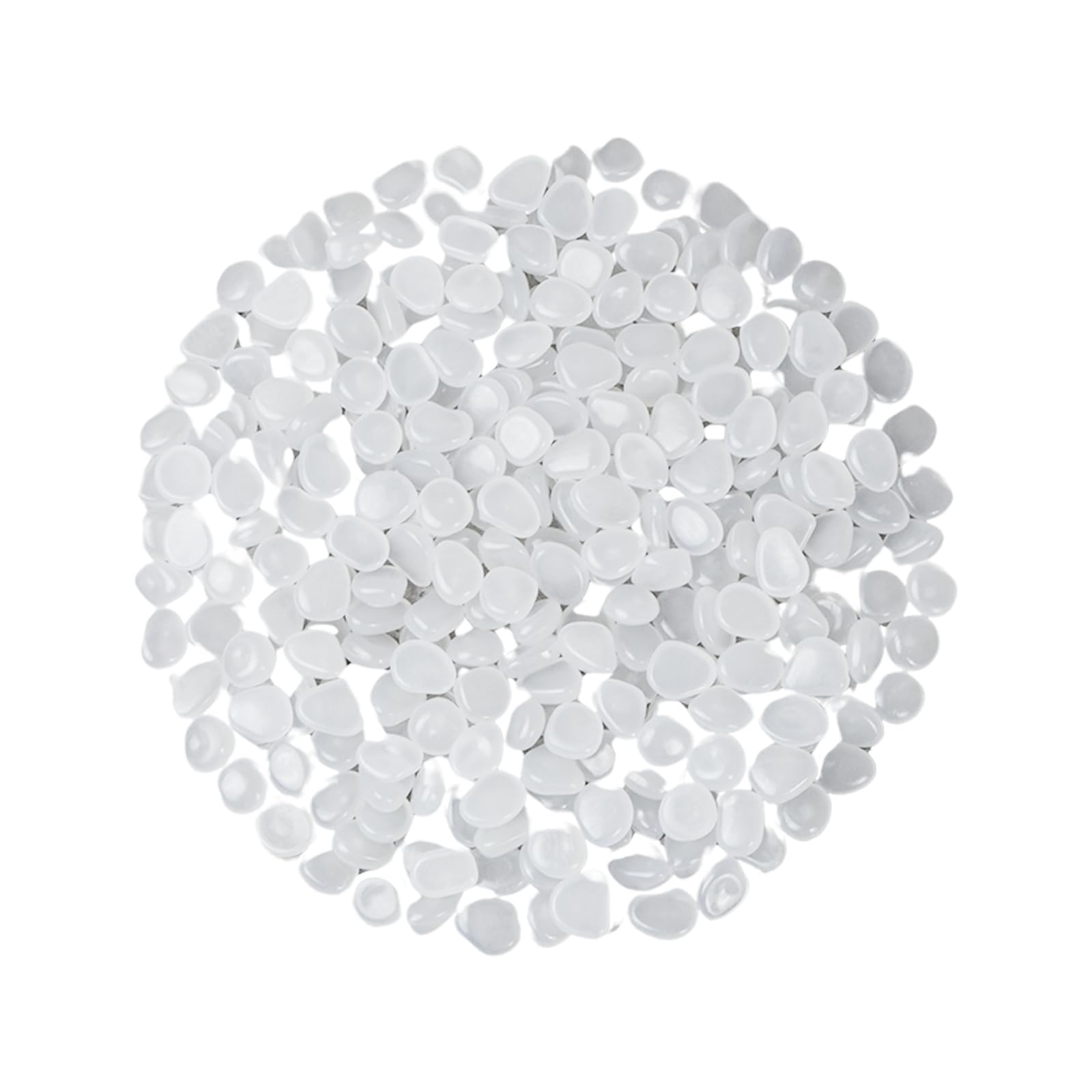 300 pietre luminose bianche per la notte, pietre fluorescenti, pietre fluorescenti, leuciottoli luminosi, decorazione per acquario, pietra decorativa per giardino, vialetto, cortile