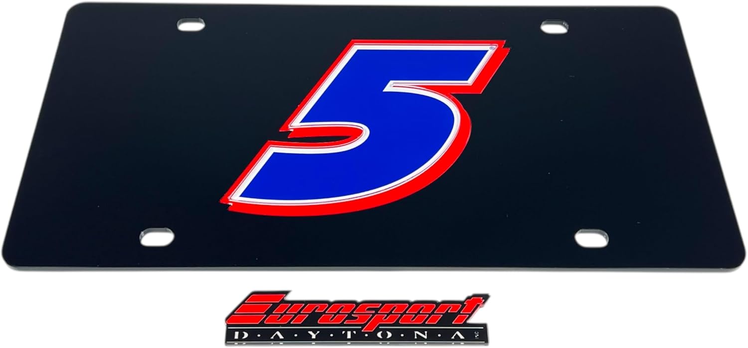 Eurosport Daytona - Compatible with - Hendrick Motorsports - Kyle Larson - Hendrickcars.com Acrylic License Plate