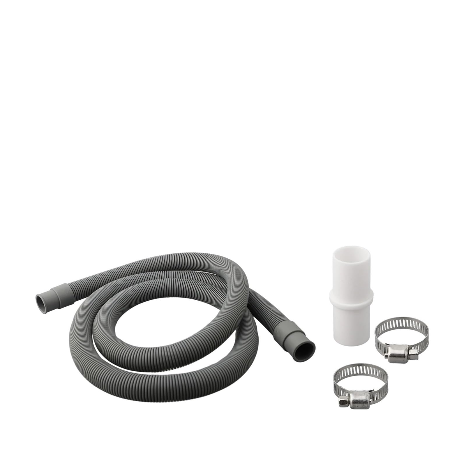 Kit Tubo Prolunga Tubo Di Scarico for Lavatrice E Lavastoviglie Grigio 70-200 Cm(200cm)