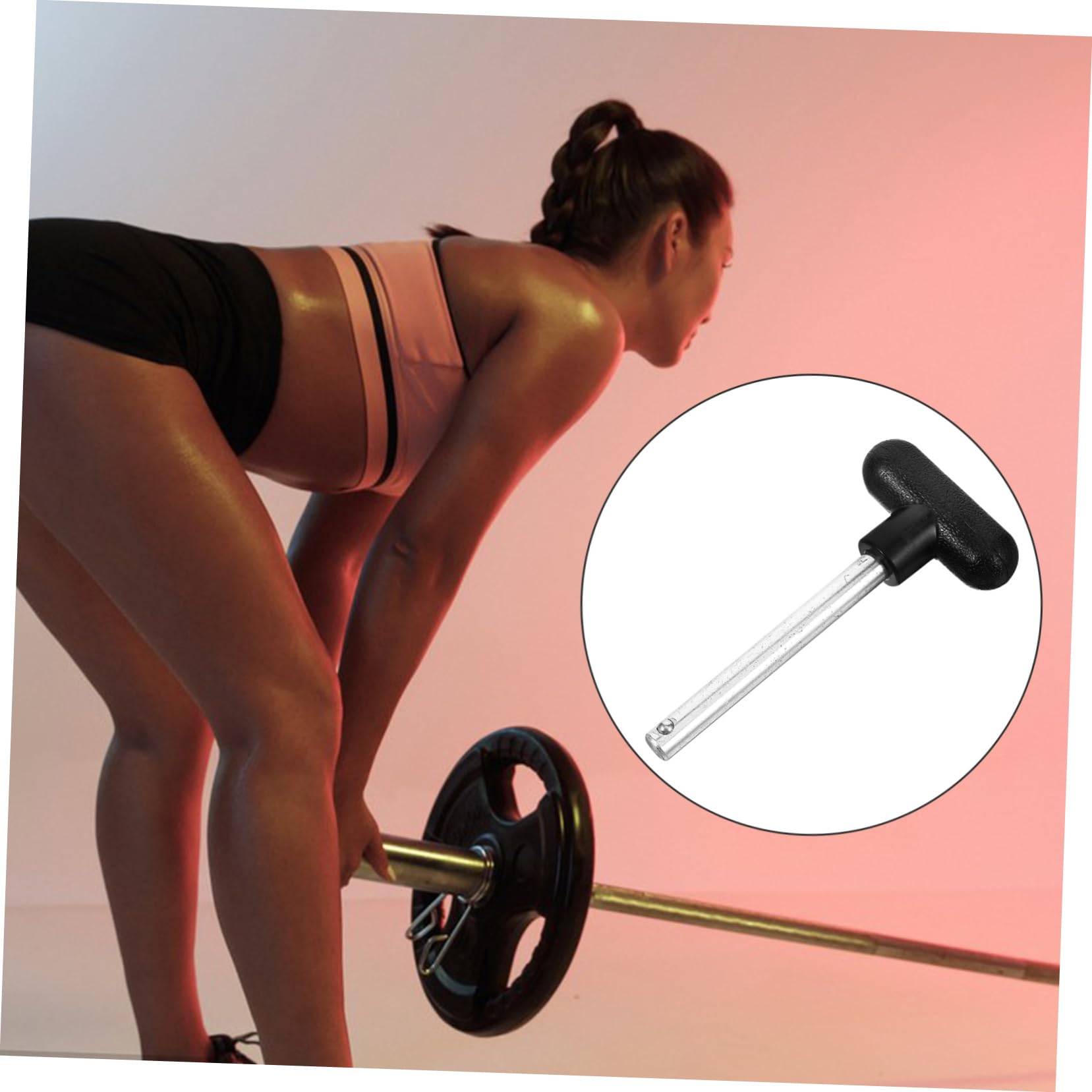 TOYANDONA Goupille De Verrouillage En T – 10 Mm X 133 Mm – Pour Colonne De Poids, Accessoire Fitness Universel
