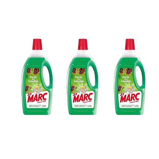 ST. Marc – Flüssigkeit Mehrzweck-Spiralbohrer Pinienduft – 1,25 L – Lot de 3