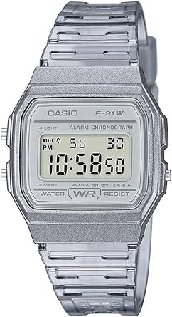 Parallel Import Not Released in Japan CASIO Casio Standard F-91WS-8 Wristwatch Mens Womens Kids Children Boy Girl Cheap Casio Chippcasi Digital Date Gray Skeleton Overseas Model Parallel Import