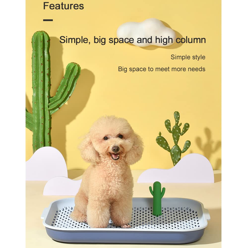 BPS BPS-5573AZ Toilettes pour chien, plastique, 2 tailles M/L, Bleu