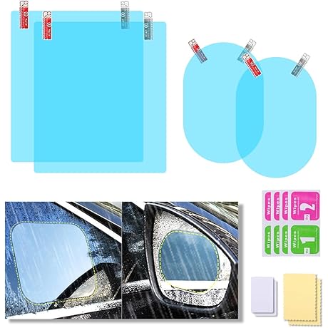 4PCS Car Rearview Mirror Film