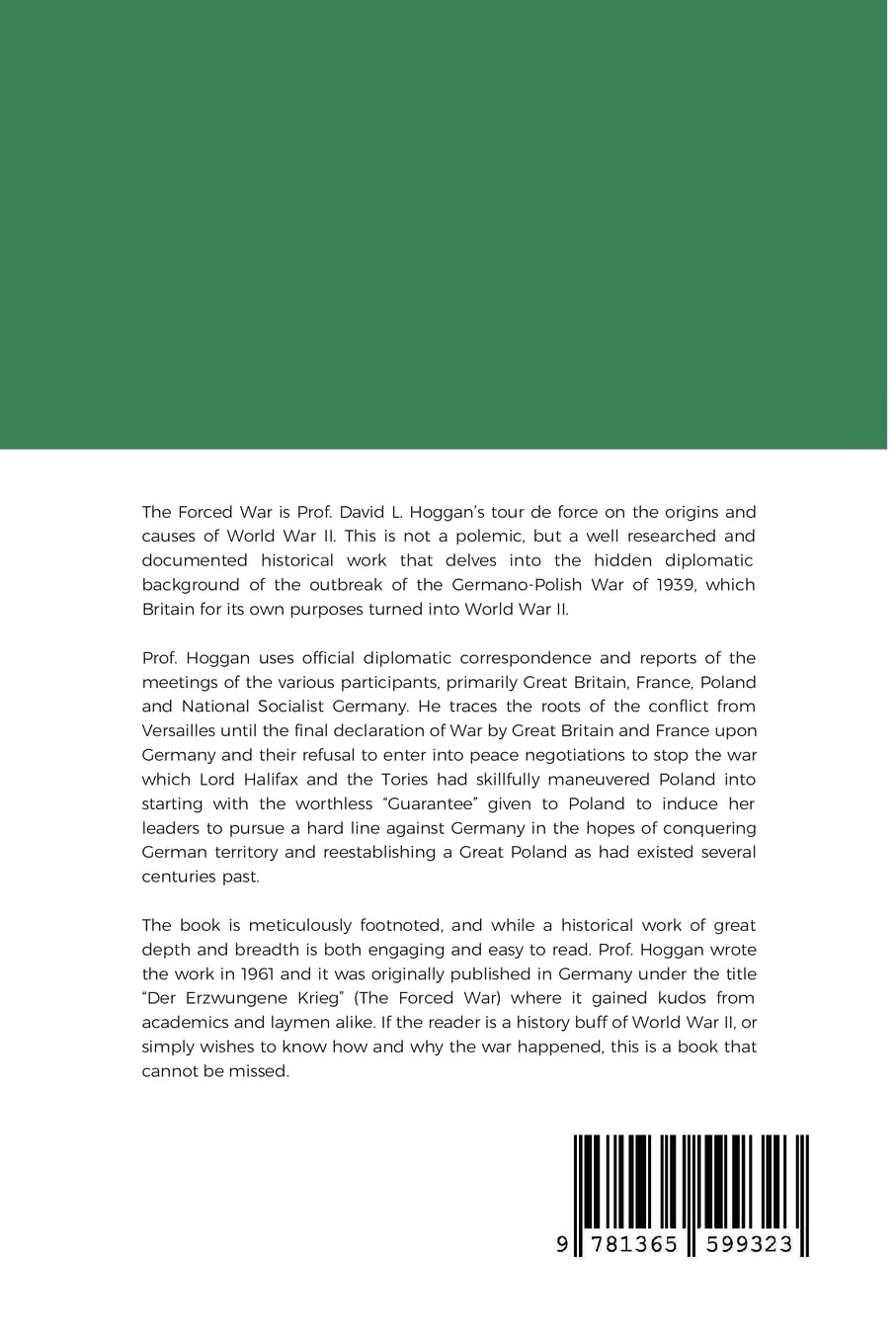 The Forced War: When Peaceful Revision Failed