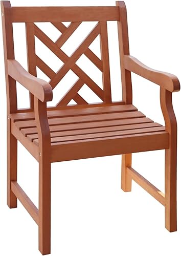 Miniatura 6 de Sillón Malibu para jardín al aire libre con respaldo en X