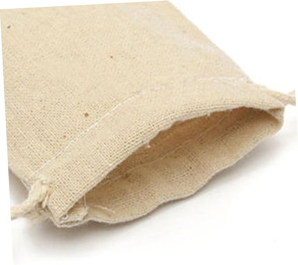 Outanaya 50pcs Drawstring Bags Burlap Material Candy Boxes Party Favors Jewelry Storage Versatile for Events for Gifts