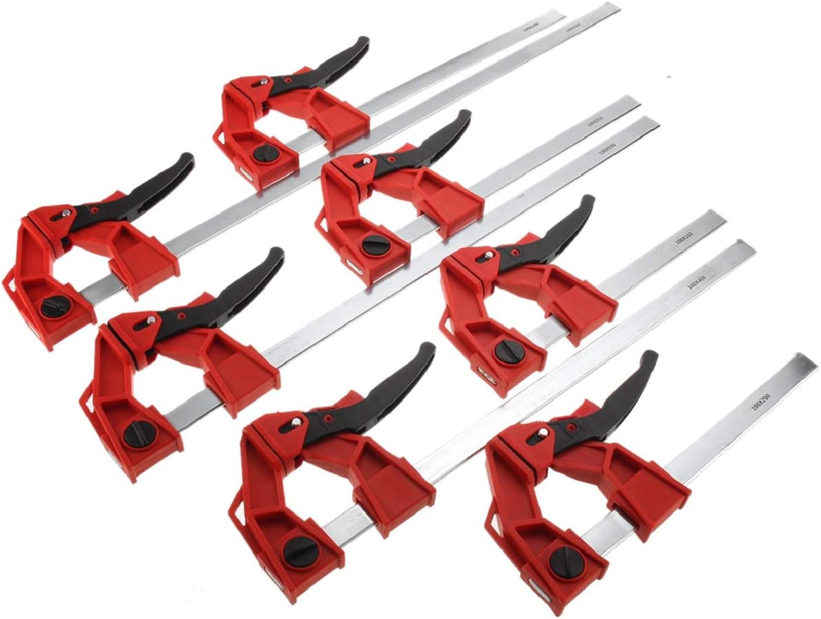 CoCocina 150600mm Length Clamping Wood F Clamp 100mm Width