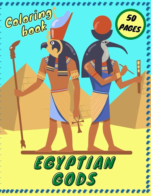 Egyptian Gods Coloring Book Ancient Egypt Activity Book For Kids ...