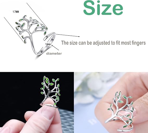 Anello in argento design albero della vita 787 | Sultano del Bazar