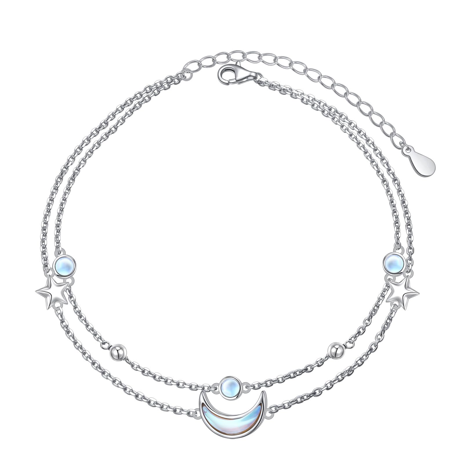 Tobilleras para mujer, delicadas mariposas, infinito, mal de ojo, tortuga marina, pulseras de tobillo en capas, impermeables, ajustables, con cuentas, para verano, playa, joyería de regalo, 9