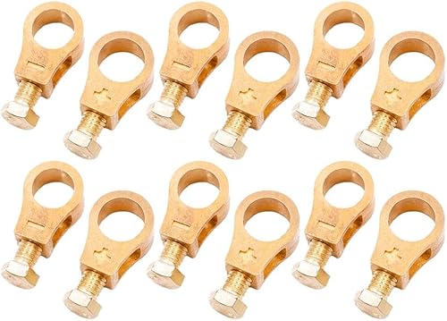 Clip de conexión de batería de cobre puro, kit de conectores de terminales de batería de automóvil, conectores de terminales de batería nuevos 2023