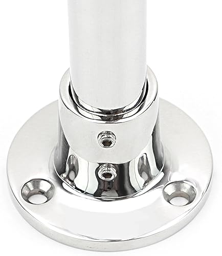 Vista 16 de Accesorios de riel para barcos de acero inoxidable 60/90 grados Hardware de barandilla de barco Base de pasamanos de grado marino para tubo de 7/8