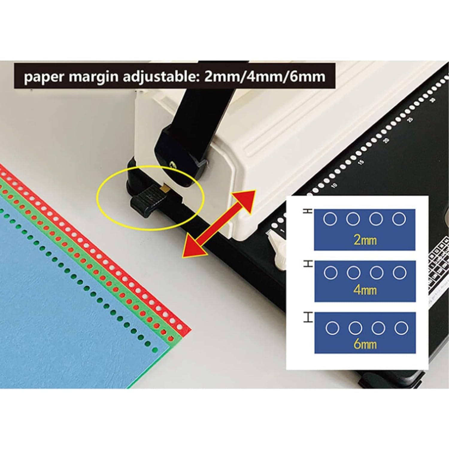 Rilegatrice elettrica a spirale, raccoglitore a pettine, pinzatrice automatica rapida A4 a 46 fori, capacità 250 fogli, soluzione efficiente per rilegare documenti