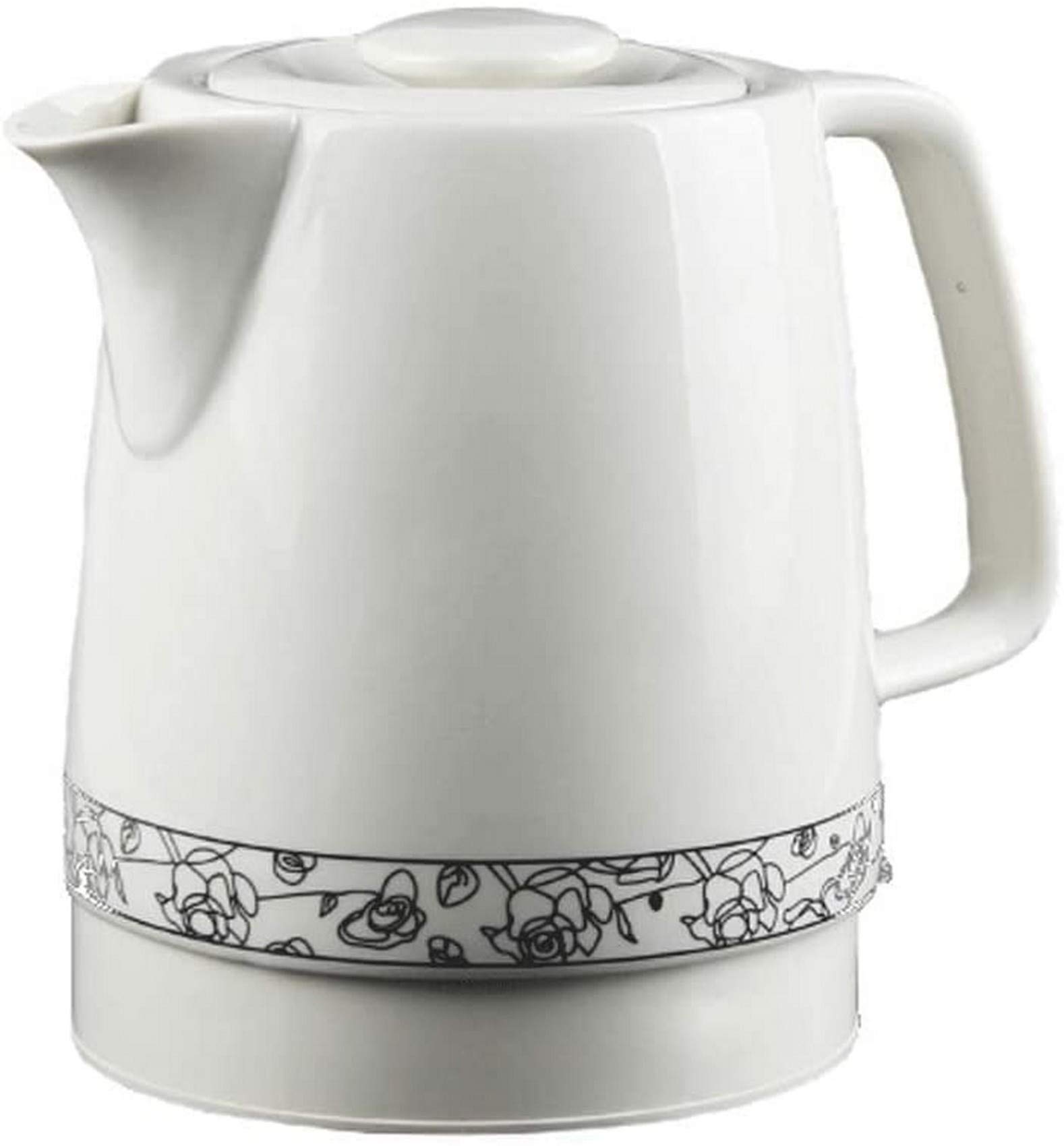 FairUo Kettles, Electric Kettle Simple Ceramic Boils Water Fast for Tea Coffee Soup Oatmeal Automatic Power off Fast Boiling 1.7L