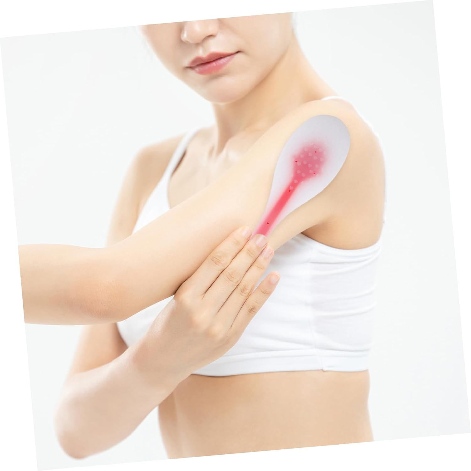 Back Applicator Lotion Sticks Lotion Applicator for Back Bath Soft and Gentle Brush