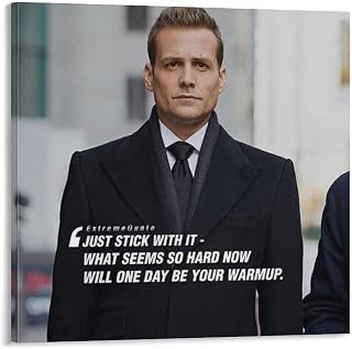 Harvey Specter Movie Poster (12) Posters Wall Art Painting Canvas Gift Living Room Prints Bedroom Decor Poster Artworks 12x12inch(30x30cm)
