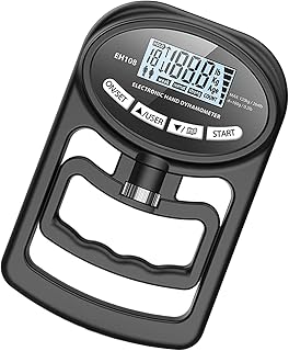 Dynwave Medidor de aderência eletrônico Medição de força da mão LED Estável Multiuso Dinamômetro de mão Grip Durável Portátil Digital para dispositivos de