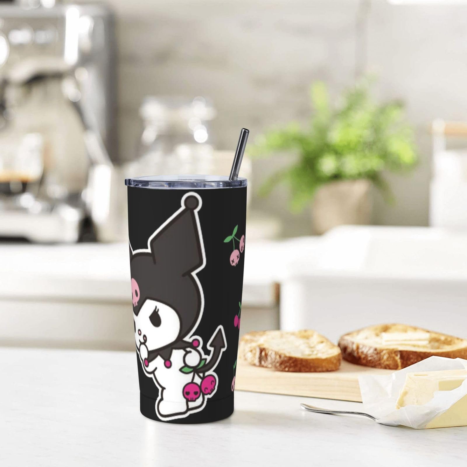 Amazon | クロミ ちゃん (2) ストロー&ストローブラシ付き マグカップ