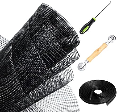 Evenpop 11 Pcs Screen Repair Kit, Screen Roller Tool With Bearing, 64FT Screen Spline 8Pcs - View #2