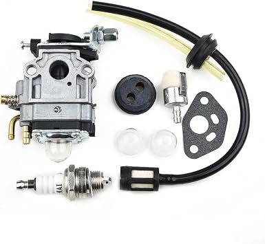 Carburetor for TH23 TH26 TH34 23CC 25CC 26CC 33CC 35CC Engines, for Compatible for Gardenline LT26, BCP25 Brush Cutter, Pope Trimmers and Blowers
