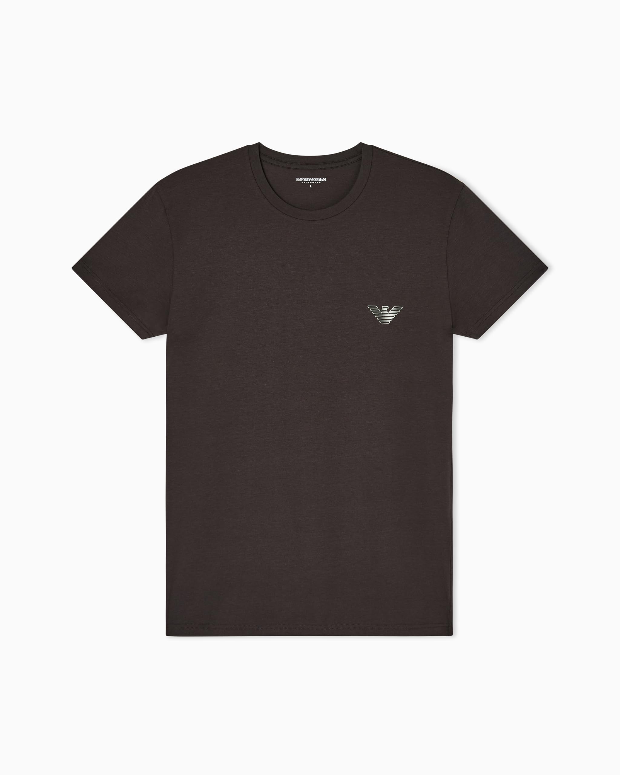 MEGALOGO Herren T-Shirt mit Rundhalsausschnitt, Grau, M