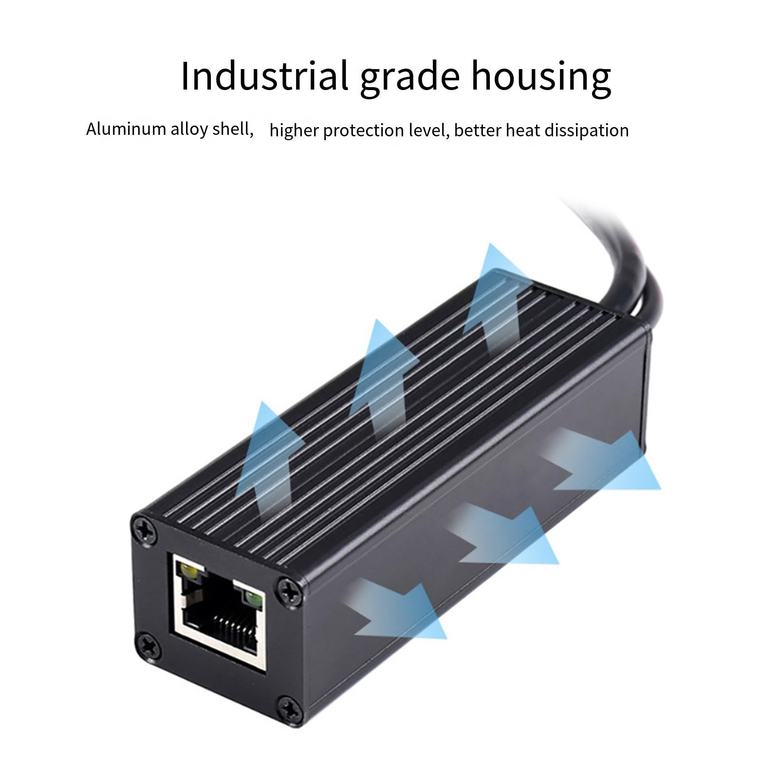 Splitter di Ethernet con l'adattatore dell'uscita di velocità 5V 5A di gigabit per i sistemi di sicurezza sicuri
