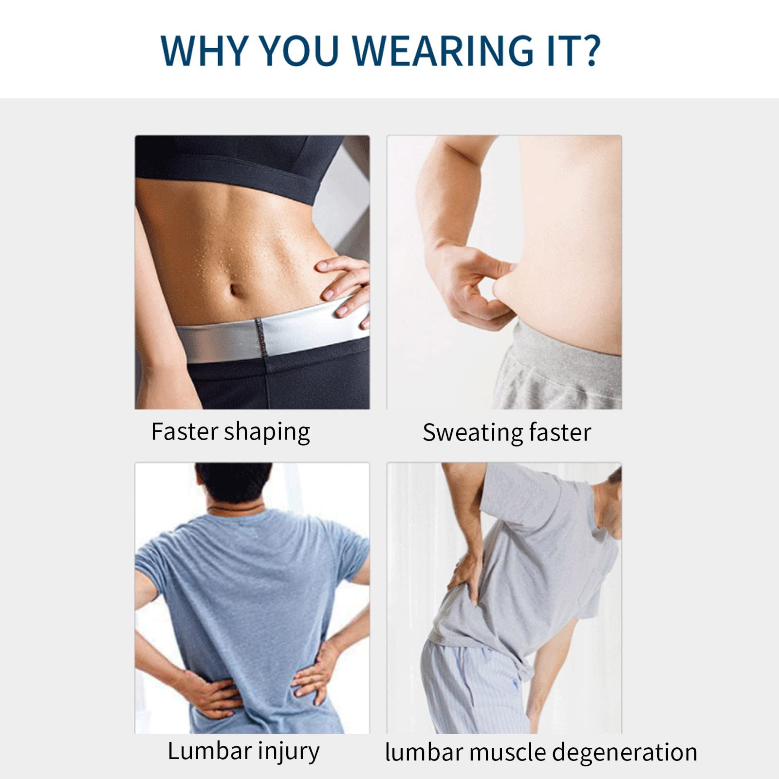 Faja lumbar ajustable para hombres y mujeres, ajustable, transpirable, cinturón lumbar ajustable para hombres y mujeres